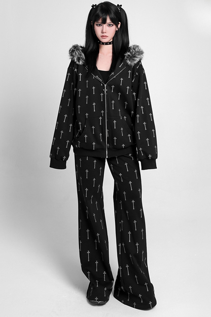 ゴシックルーズモードクロスパンツ