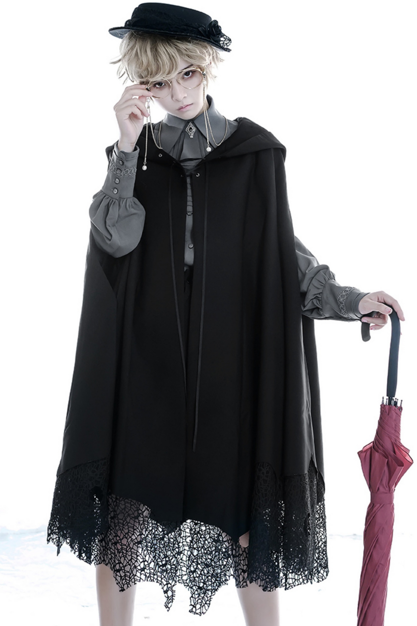 レトロロリータラムスリーブシャツ