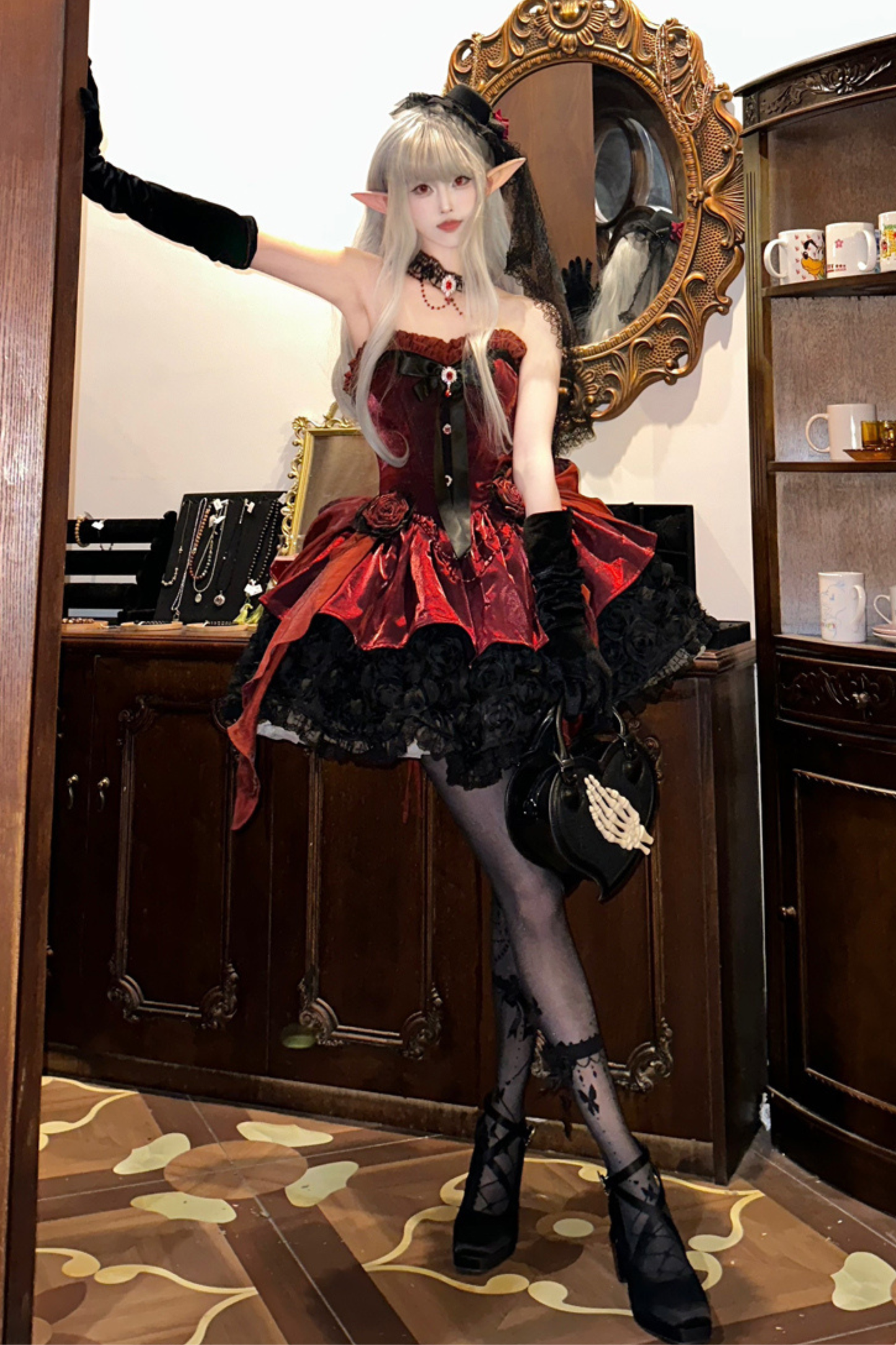 エレガントゴシックドールドレスセット