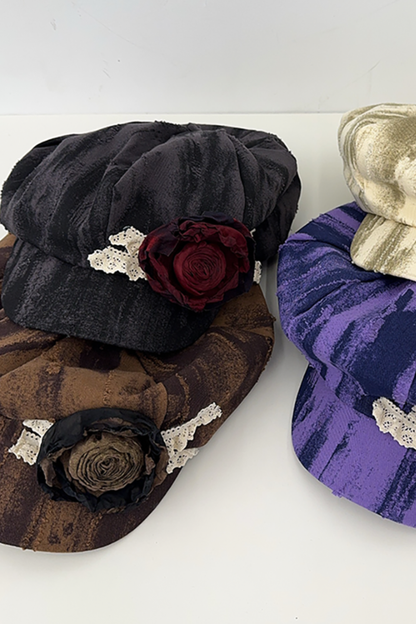 Wizard Rose Newsboy Cap