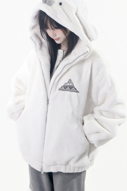 ファーベルベットコート+トップス+パンツ+スカート