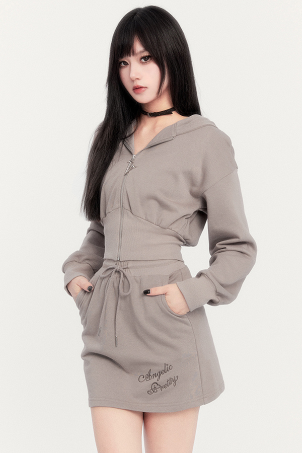 スウィートティー パフアメリカンパーカー＋ショートカジュアルスカート