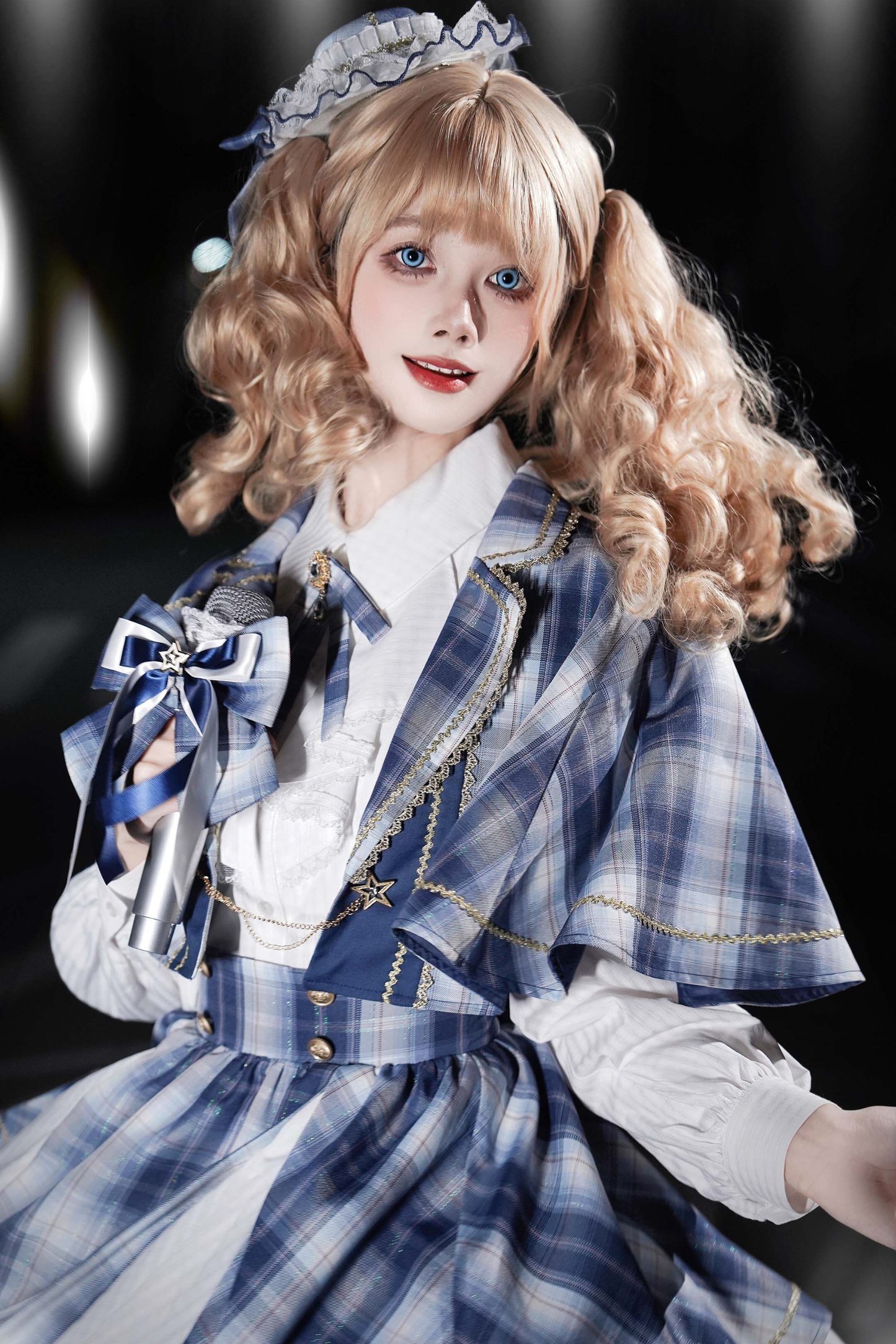 スターライトアイドルコスプレケープ+シャツ+スカート+レッグウォーマー