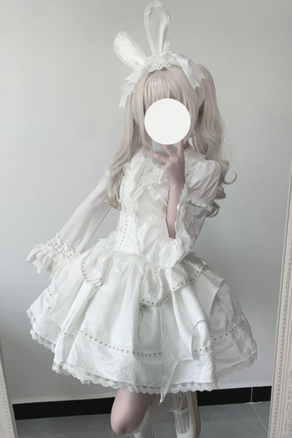 ミストホワイトゴシックロリータセット