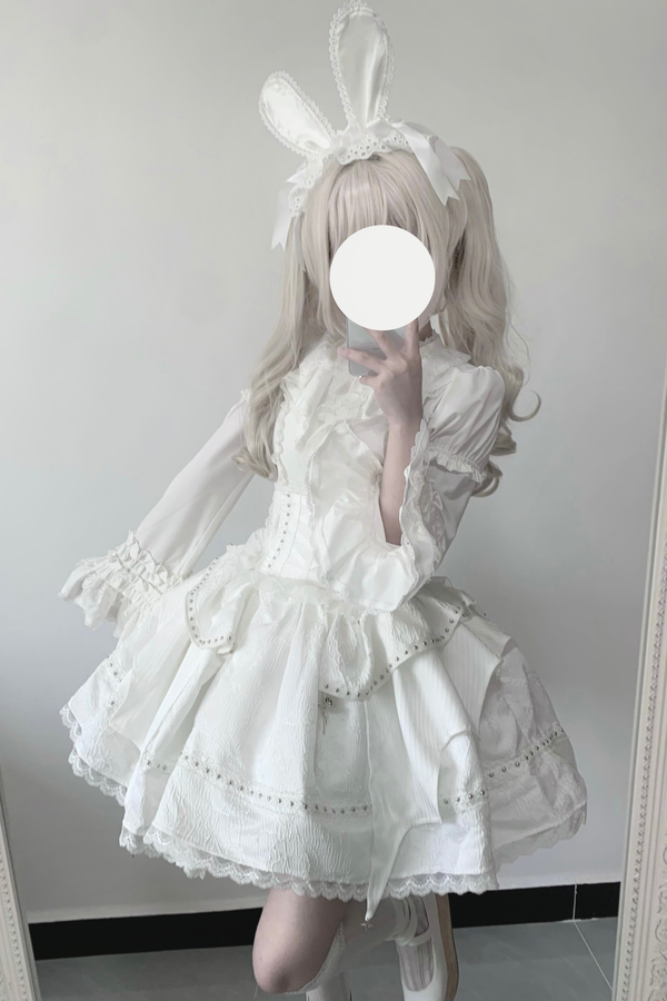 ミストホワイトゴシックロリータセット