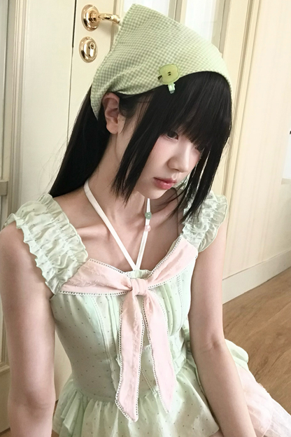 スイートガールドットドレス