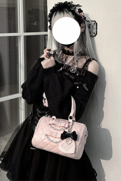 キルティングリボンミニバッグ