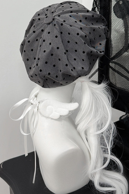 polka dot hat