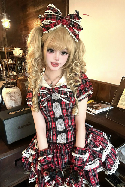 Checkered Sweetheart Lolita Dress