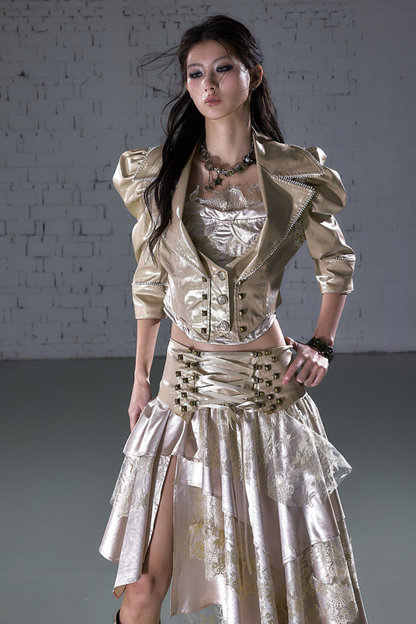 Punk-Night-Lederjacke