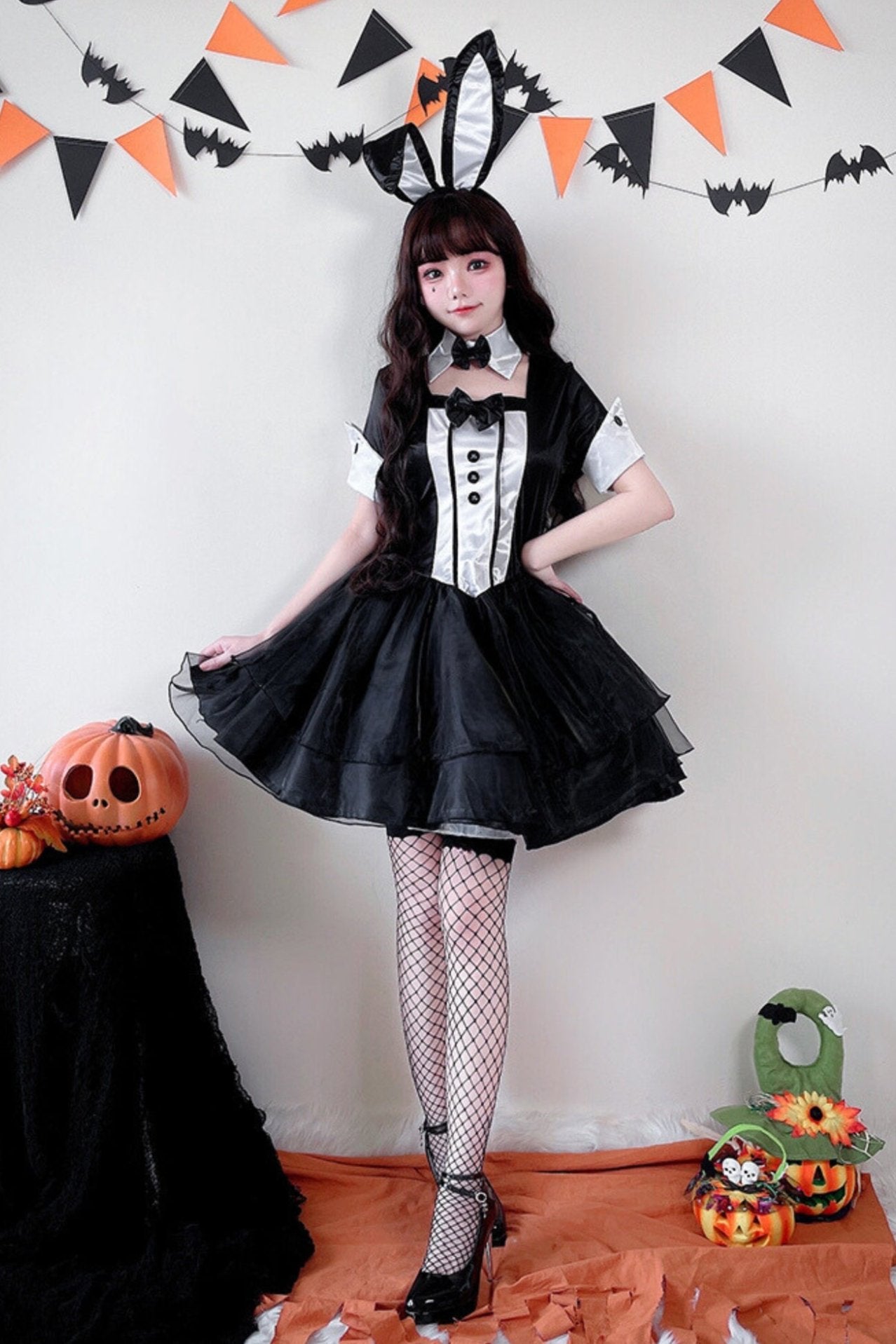 Halloween Bunny Girl Nightclub Dress