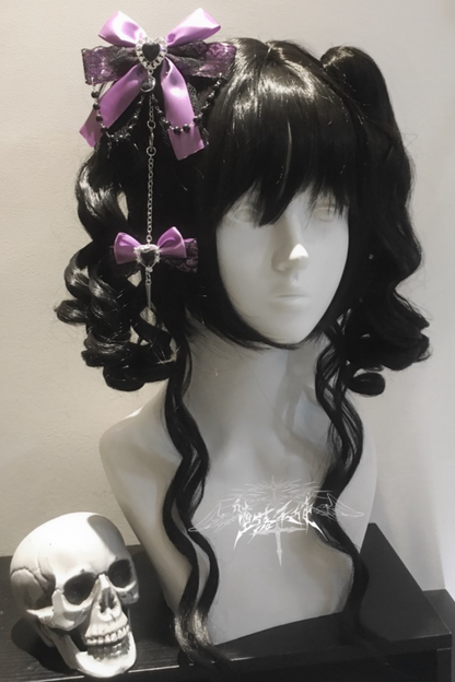 レースリボンサブカルクリップ