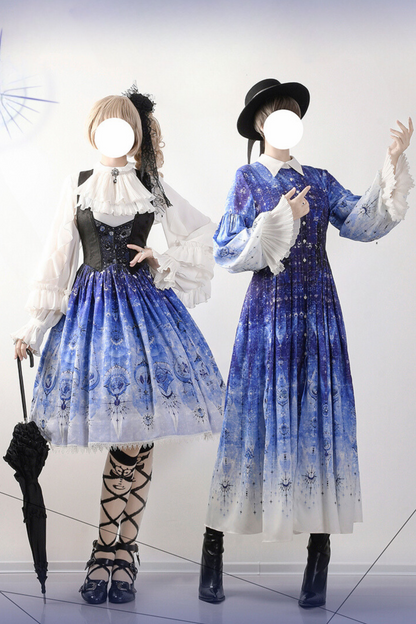 [November 23 Reservation Deadline] Twelve Constellation Print Dress and Shirt + Long Vest + Jacket