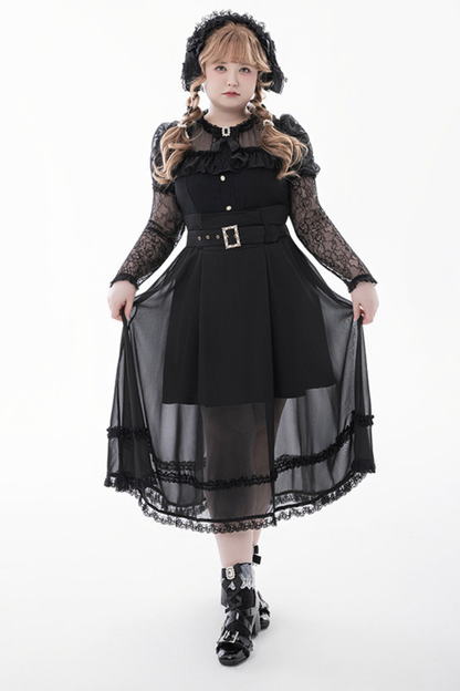 Moonlight High-Waist Skirt + Belt