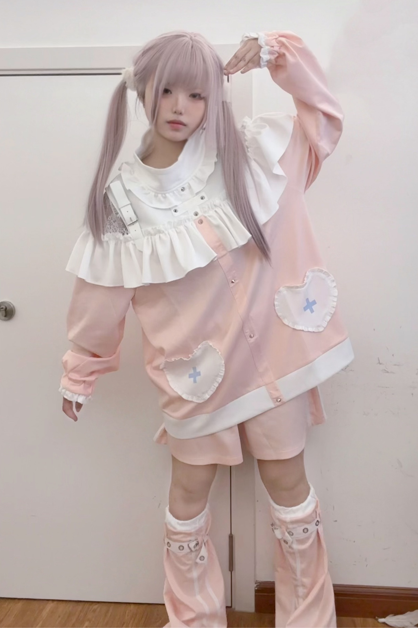 サブカルチャーレースピンキージャケット