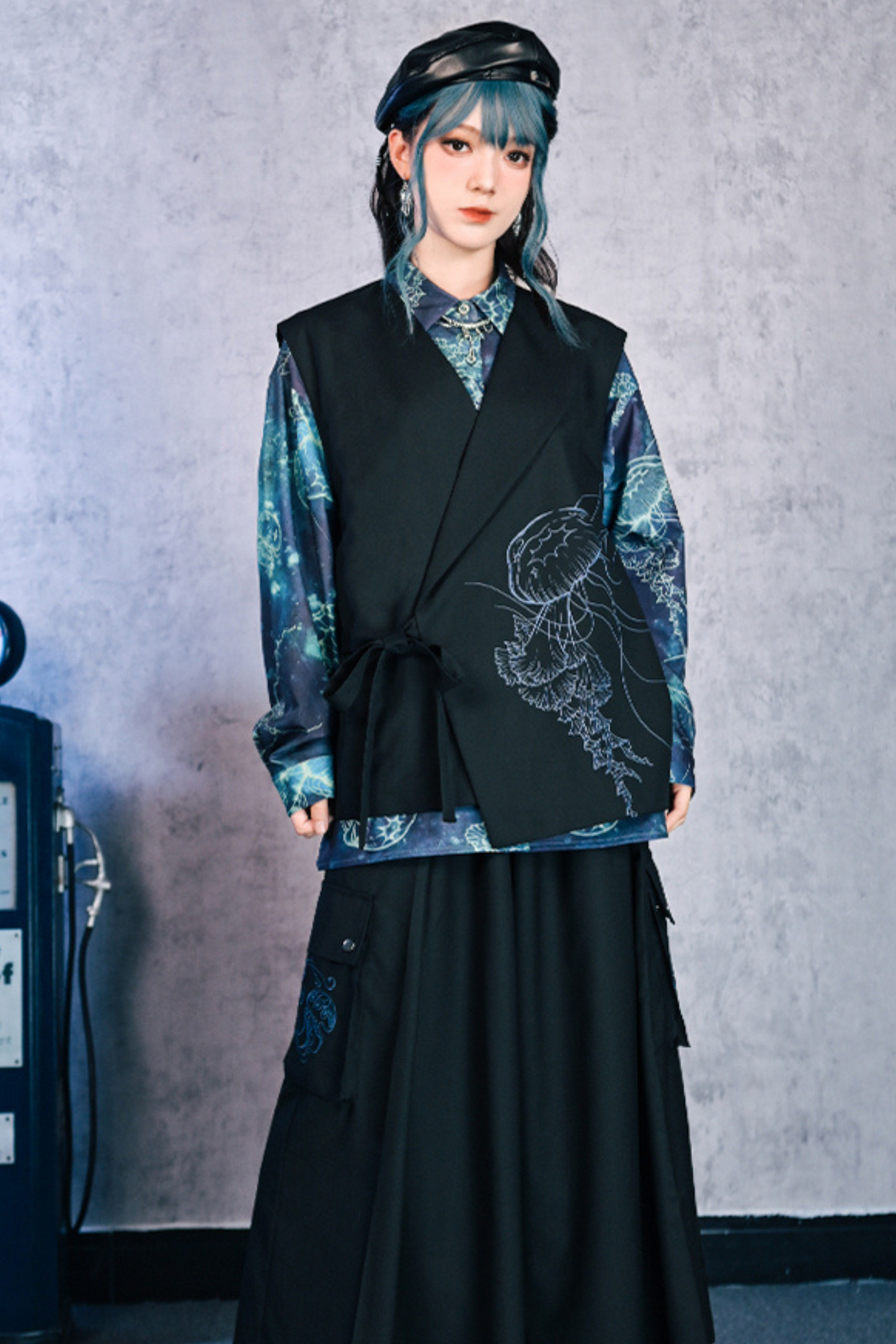 アシンメトリーレイヤードベスト