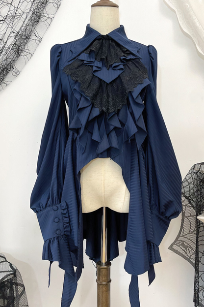 プリンスロリータブラウス+フリルネクタイ