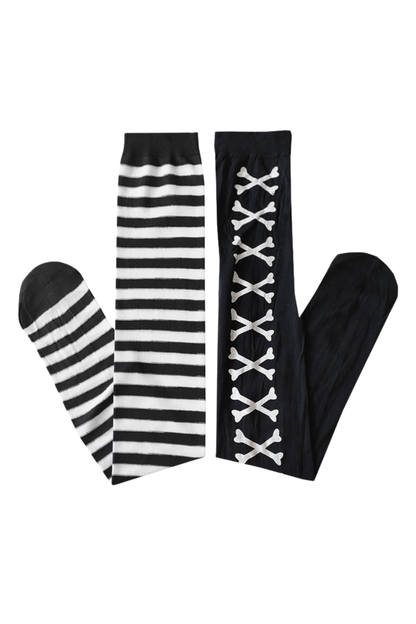 アシンメトリカルゴシックロリータニーハイソックス