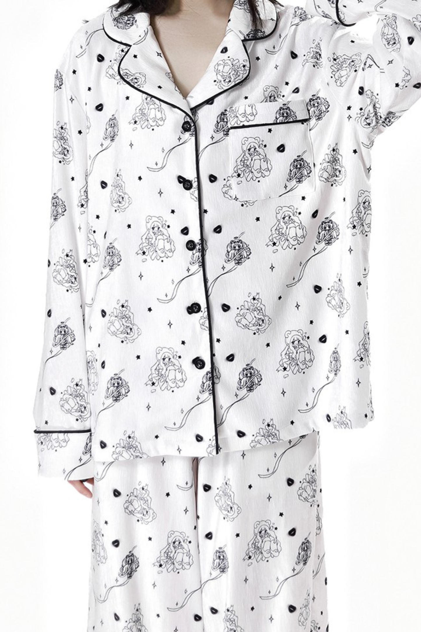 Chic Girl Stick Home Tops + Pants