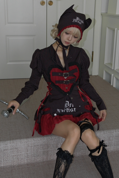 Gothic Devil Cat Ear Hat