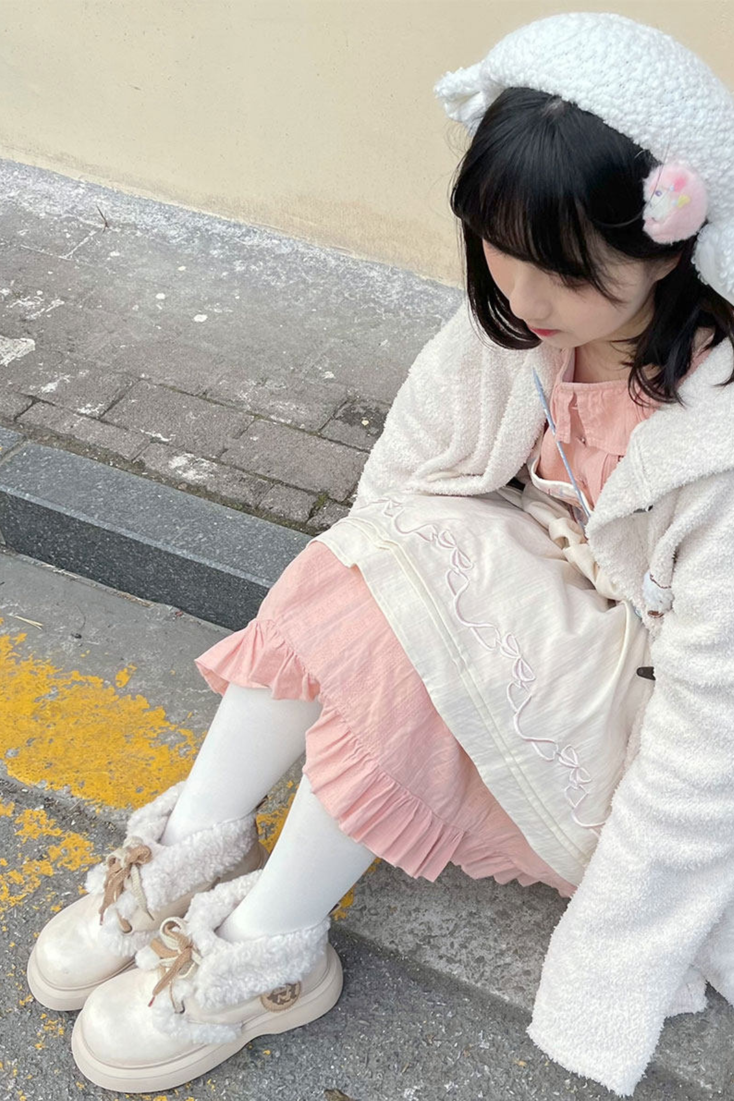 Retro Plush Snow Boots