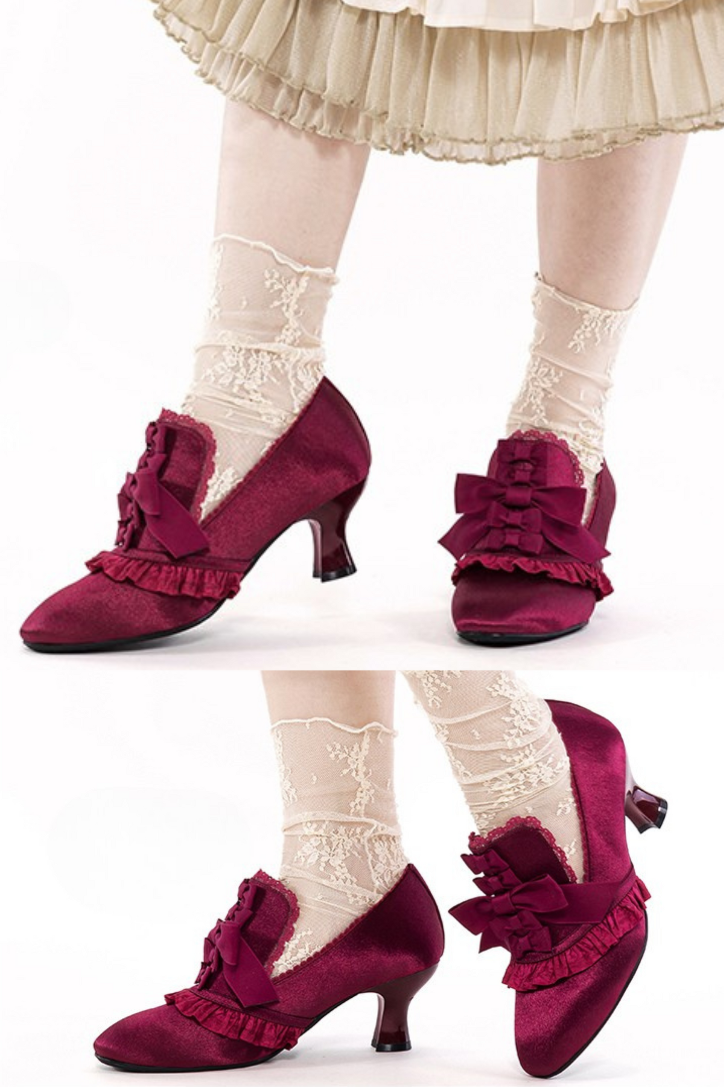 Kite Family Mary Queen Satin Shoes