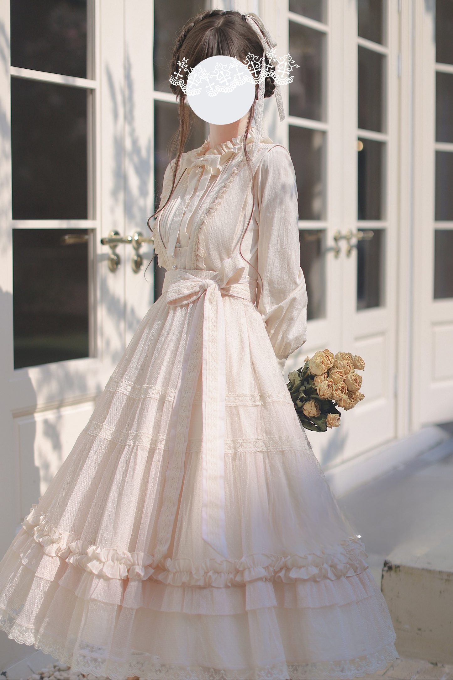 エレガントベストスカート+ブラウス