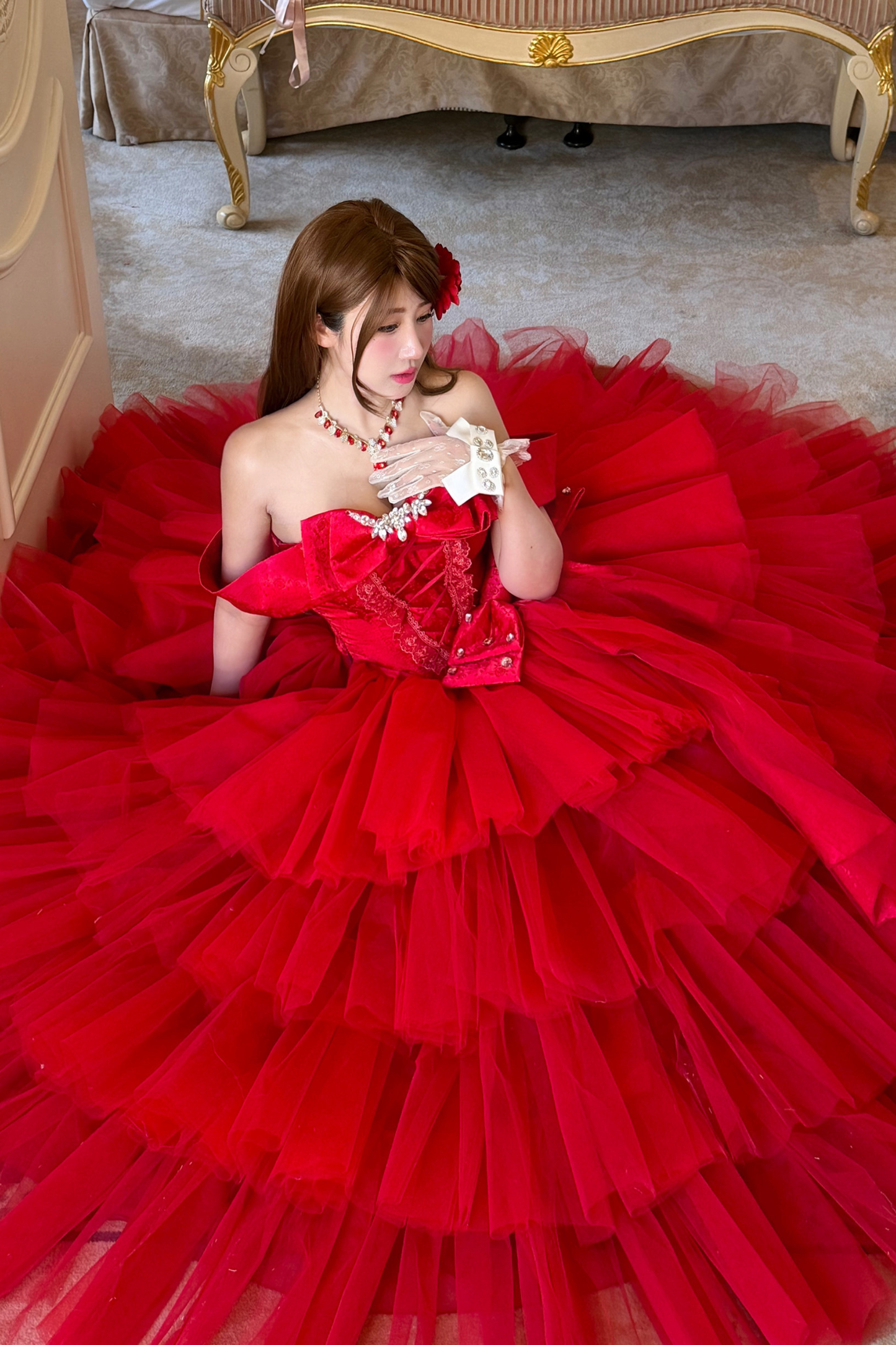 [3월 31일 예약마감] 엘레강스 퍼피 이터널 롱 스커트 + 리본 테일