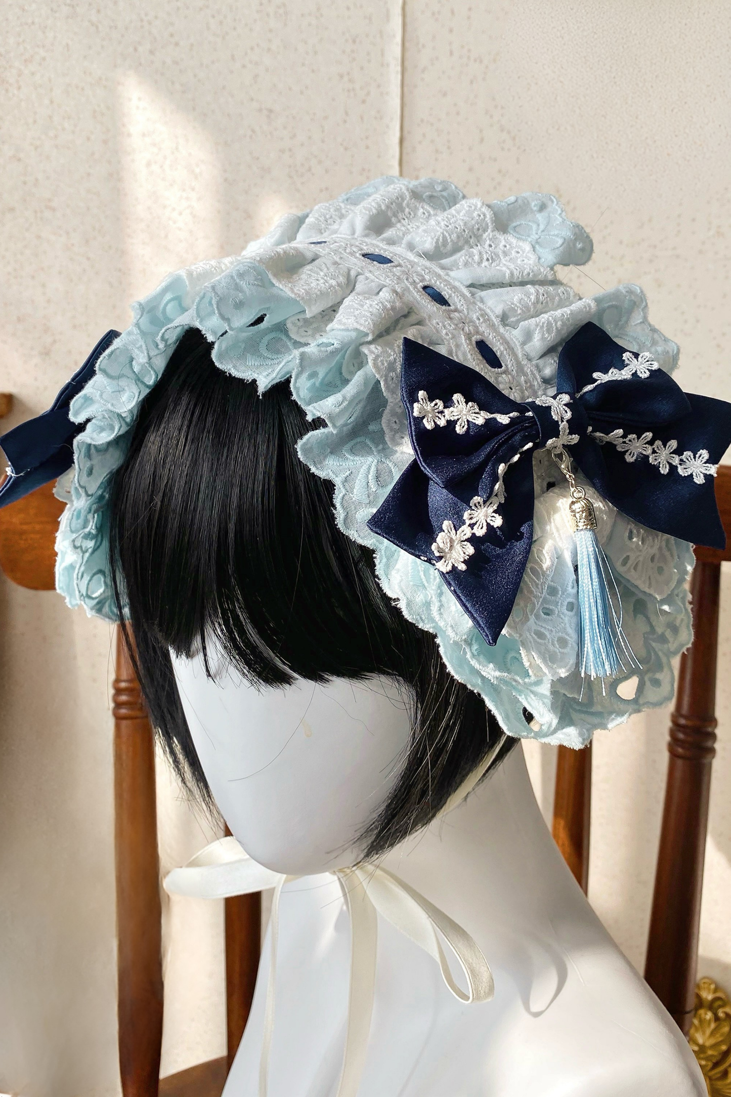 [3월 18일 예약마감] 차이나 드림 원피스 + 점퍼 스커트 + 소매 + 레그 워머 + 머리띠 + 칼라 + 클립 + 리본 + 공주 소매