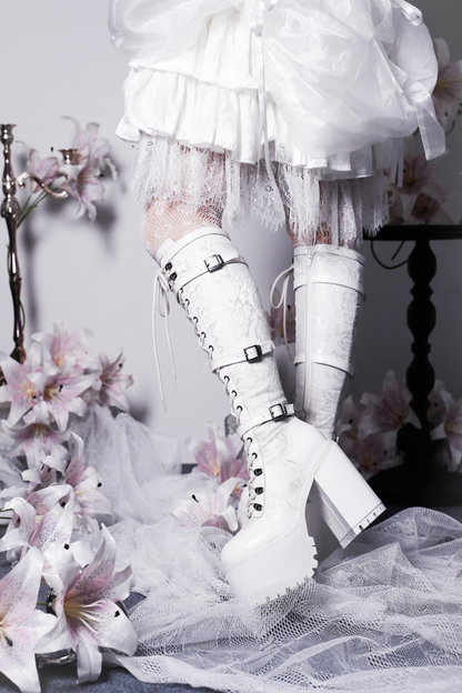 【4月4日予約締切】レースゴシックスエードレースアップブーツ