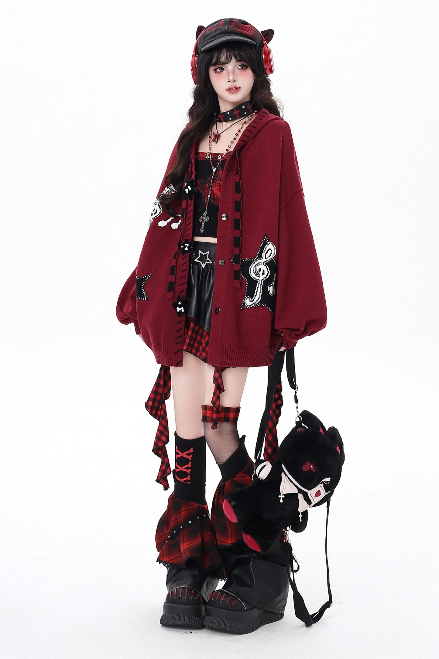 Music Dark Lantern Sleeve Cardigan