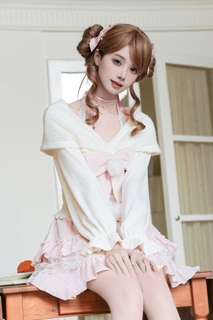 スイートリボントップス+スカート