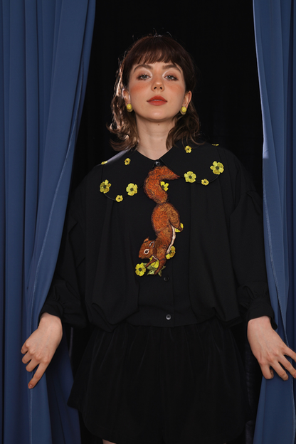 リスフラワーネクタイ