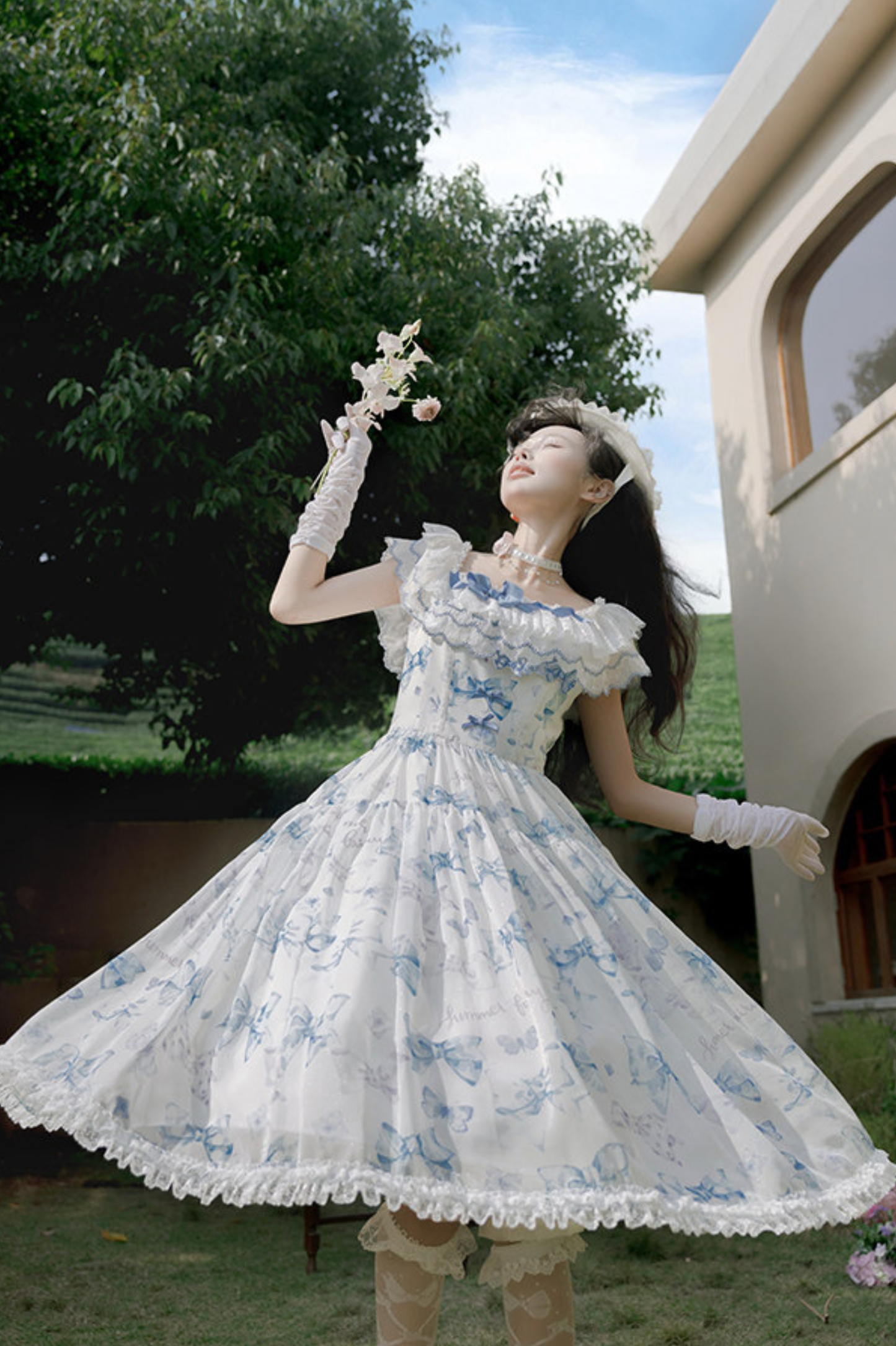 Eternal Garden Lolita Dress + Off-Shoulder Dress + Jumper Skirt + Shirt