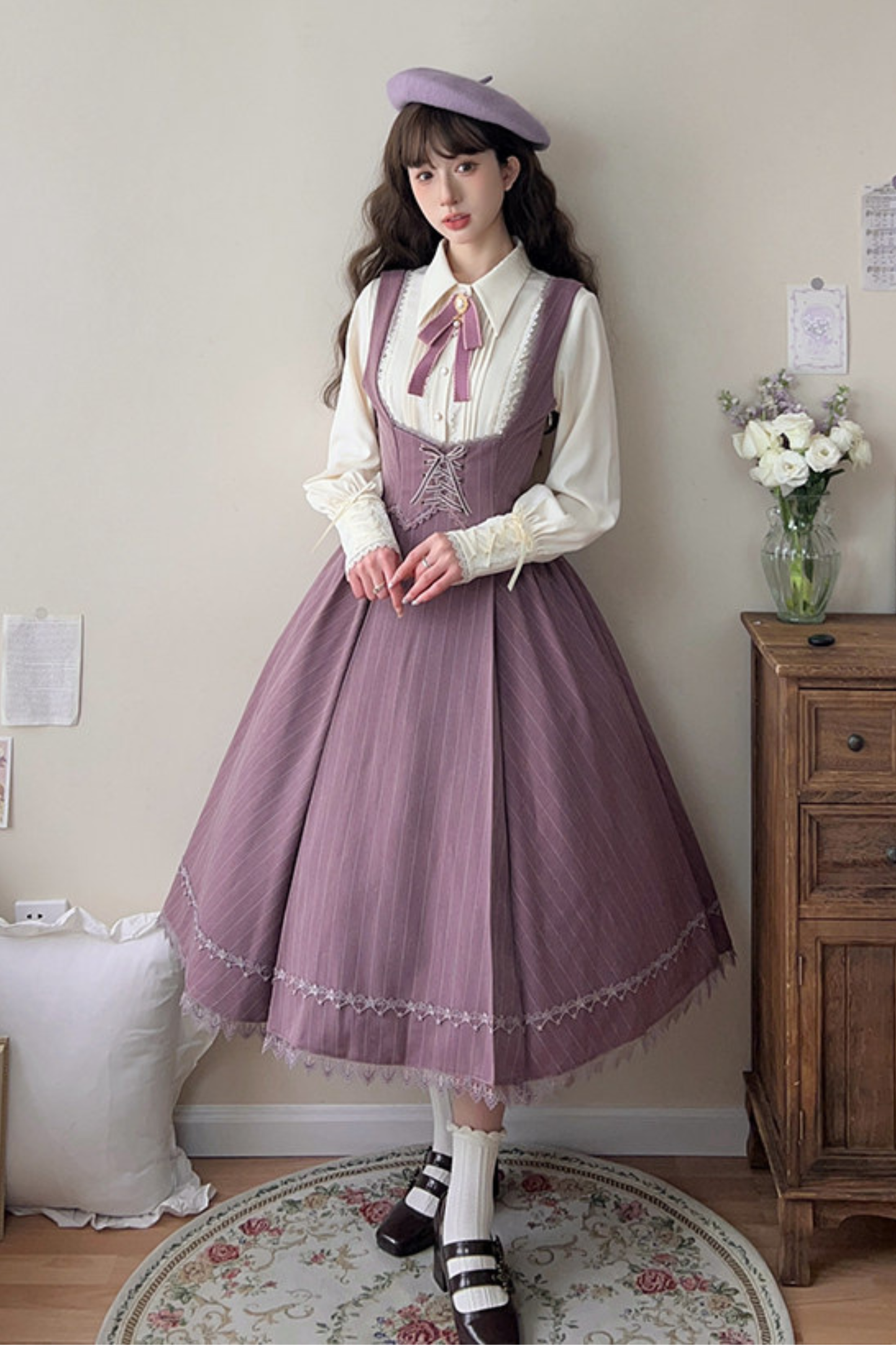 Retro Elegant Lolita Jumperskirt