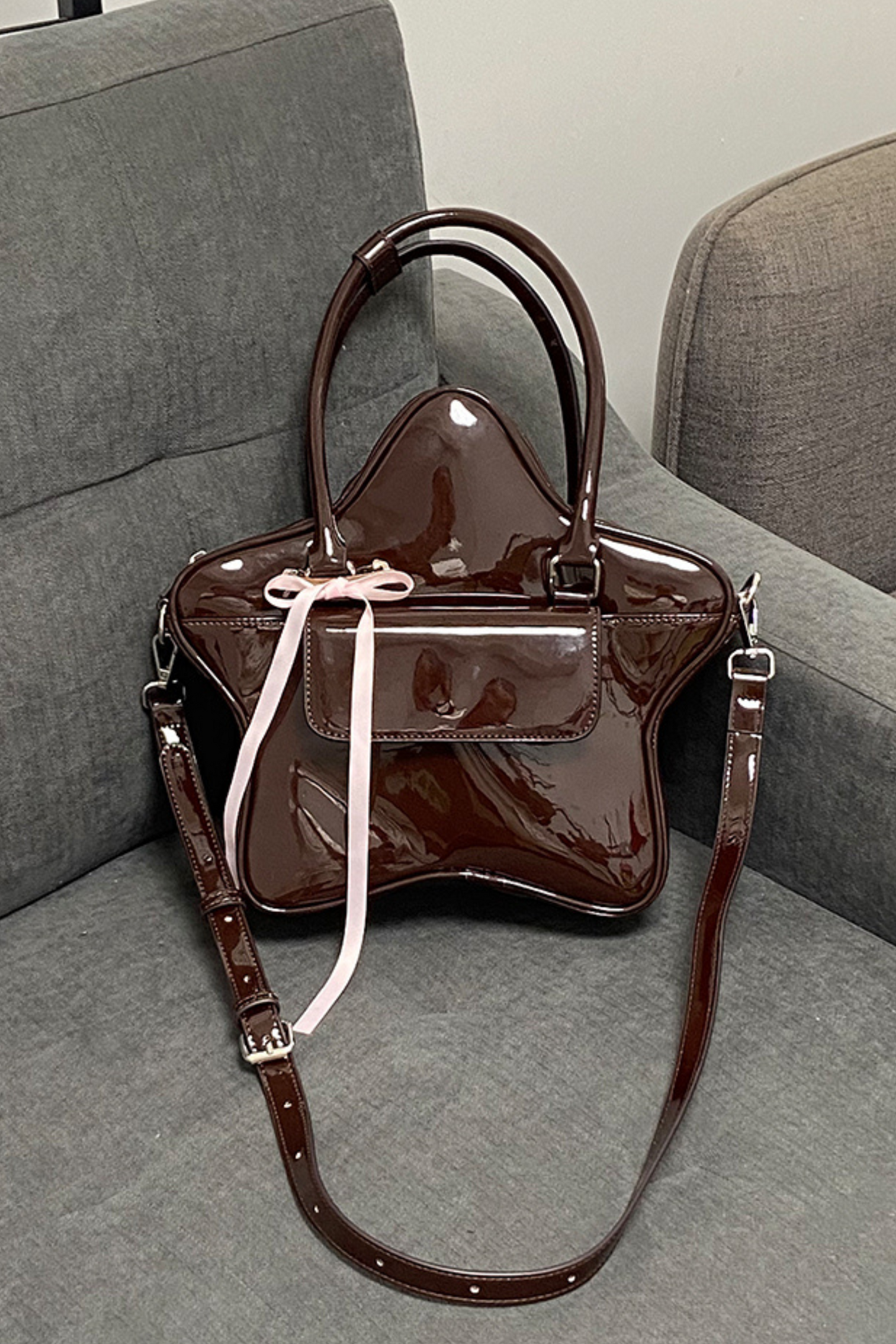 チョコレートスターリボンY2Kバッグ