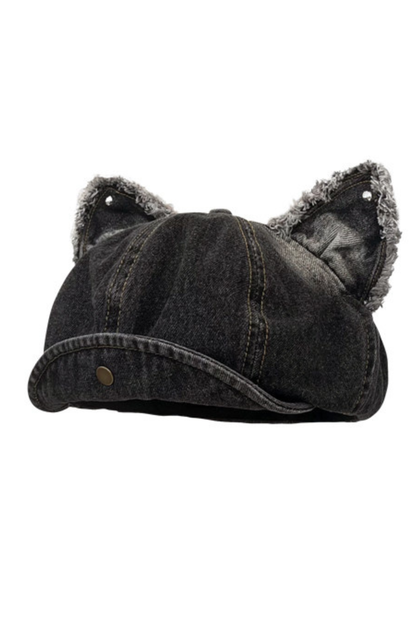オッシュデニムキャットイヤーハット