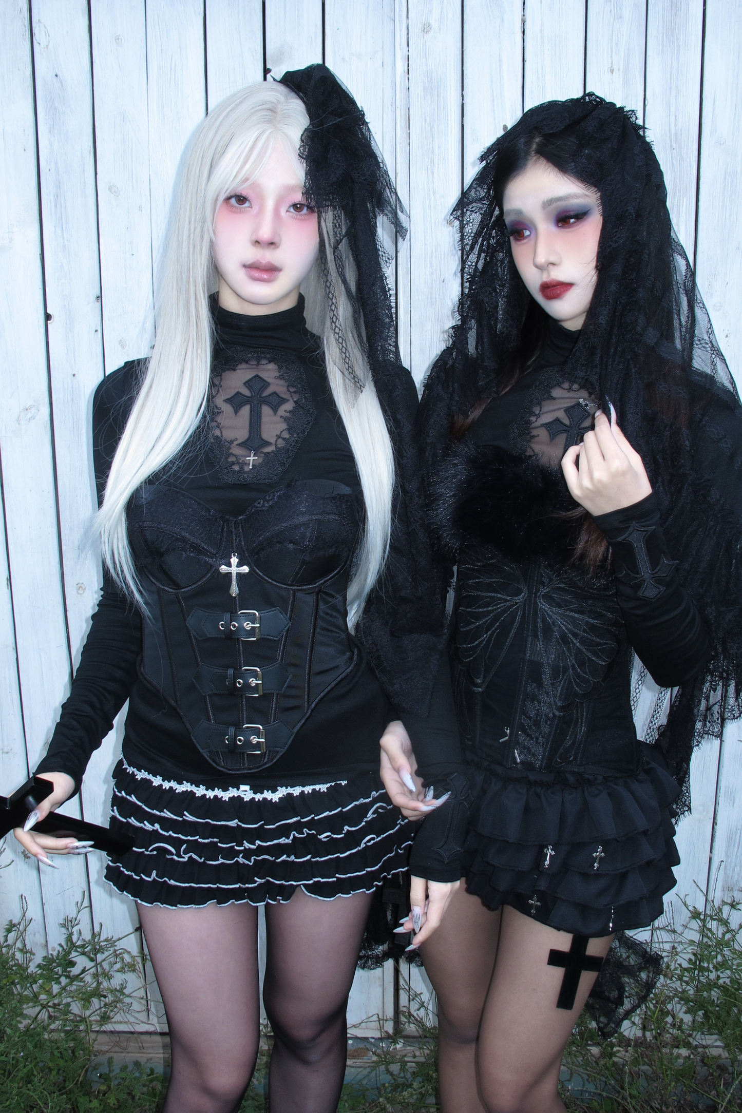 ダークナイトファーコルセット