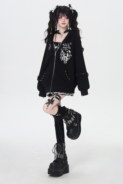 Cat Ear Hood Loose Hoodie