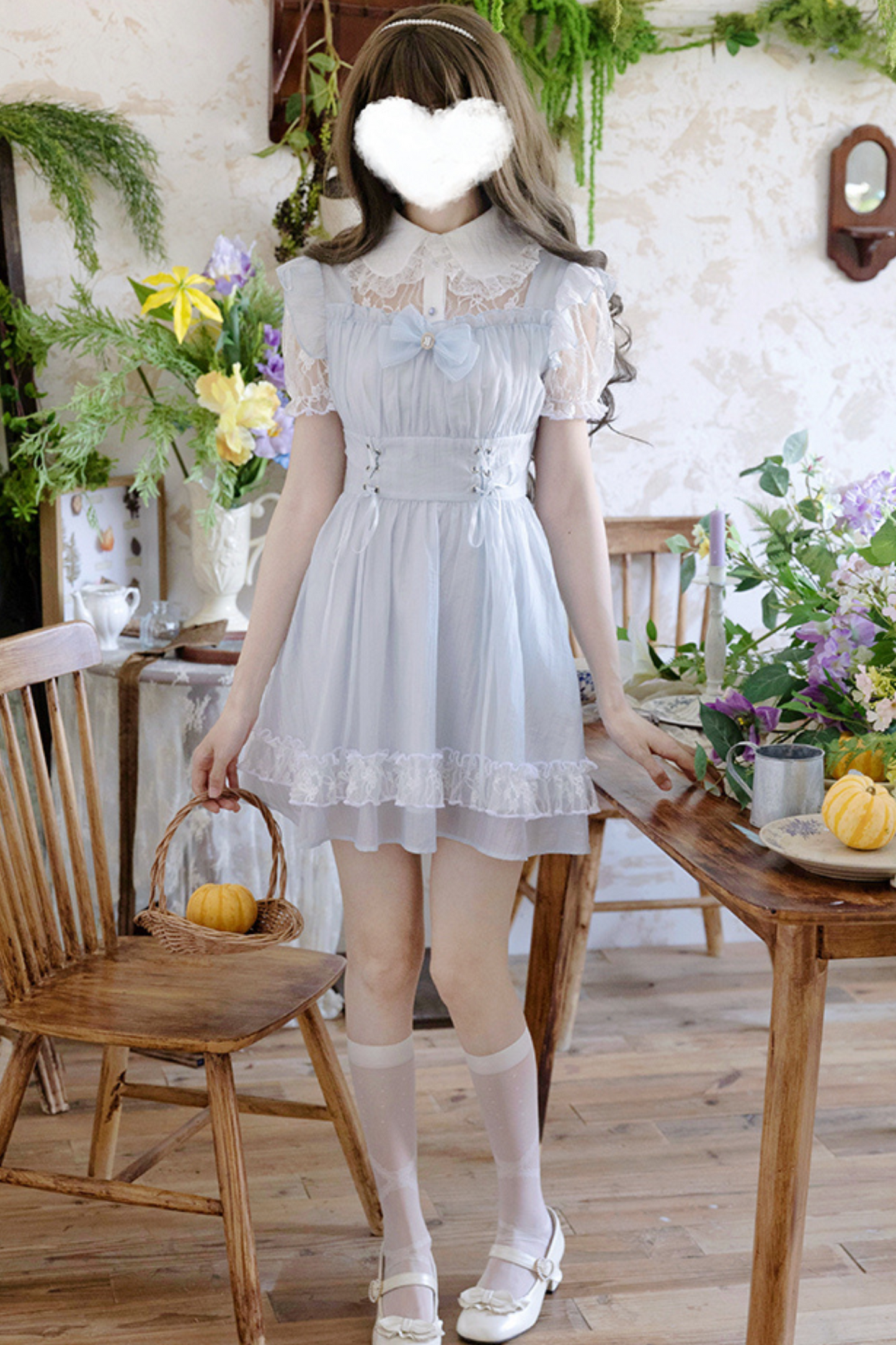 Misty Island Elegant Lace Two Piece Dress