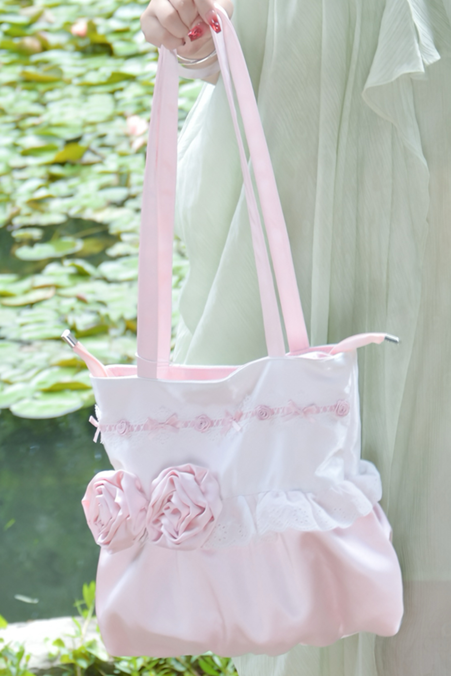 ピーチローズロリータバッグ