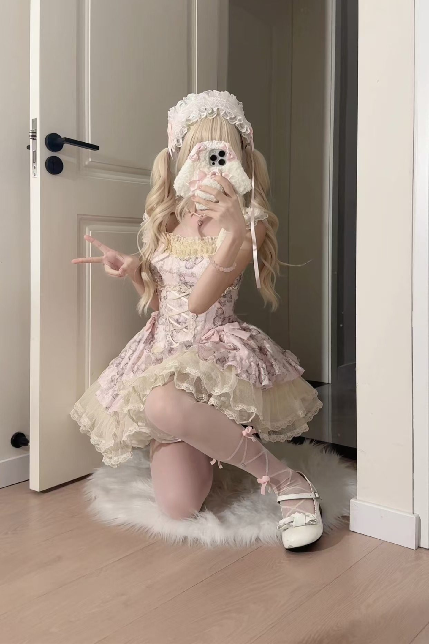 Butterfly Jacquard Sweet Princess Lolita Dress