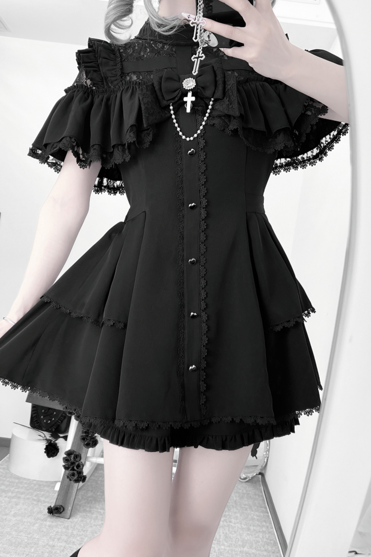 クロスバインディングスピリットドレス+ショートパンツ