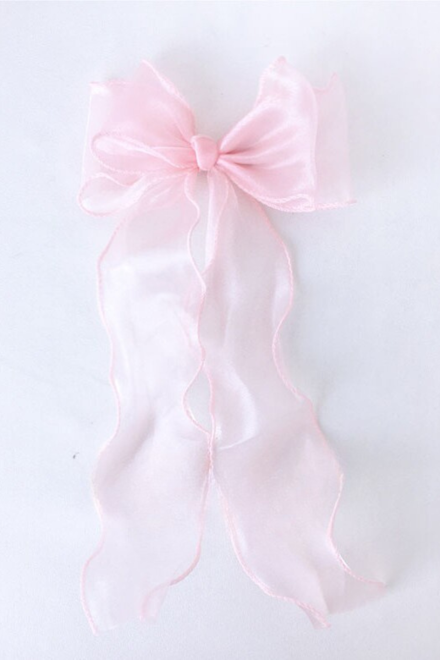 チュールリボンヘアピン