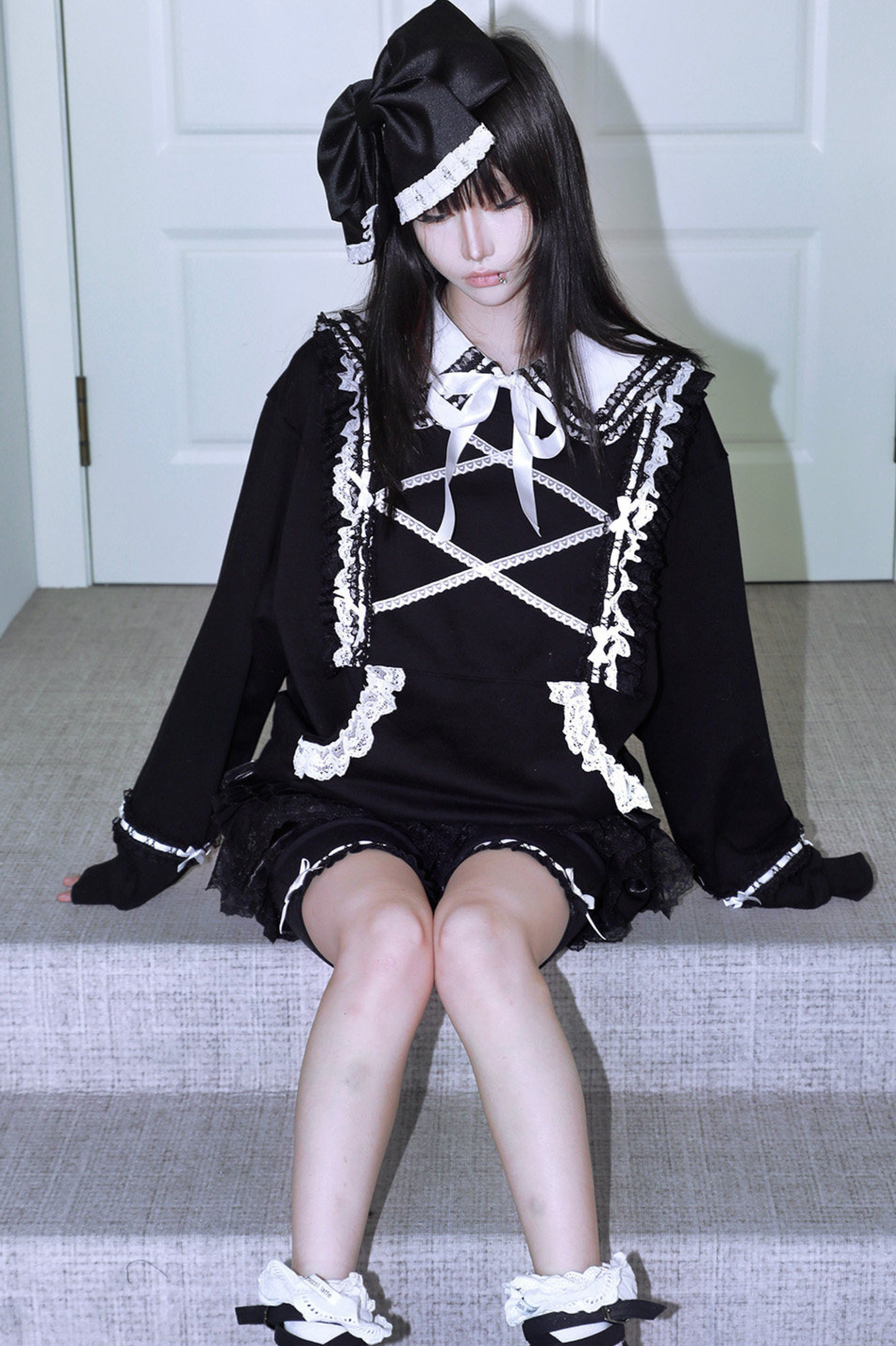 レーススイートゴシックスウェットトップス+パンツ