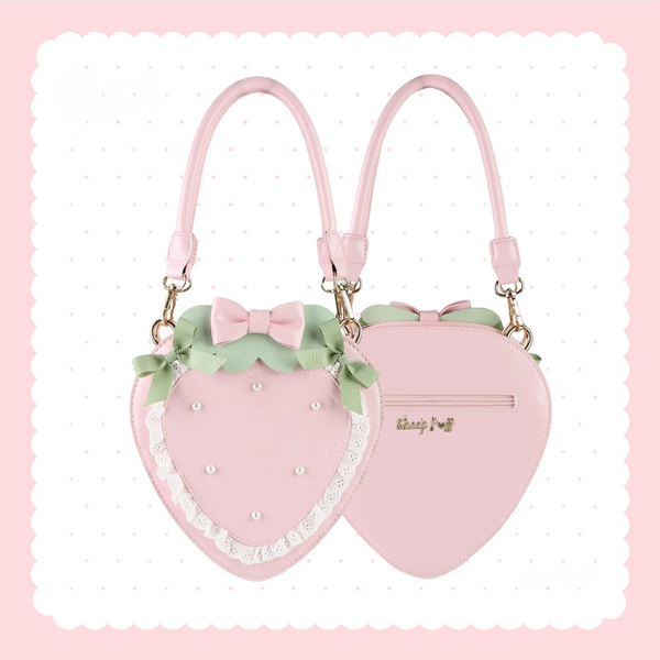 [Pre-order Deadline: April 13] Strawberry Lace Ribbon Bag