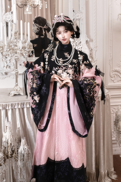 チャイナロングジャケット+スカート