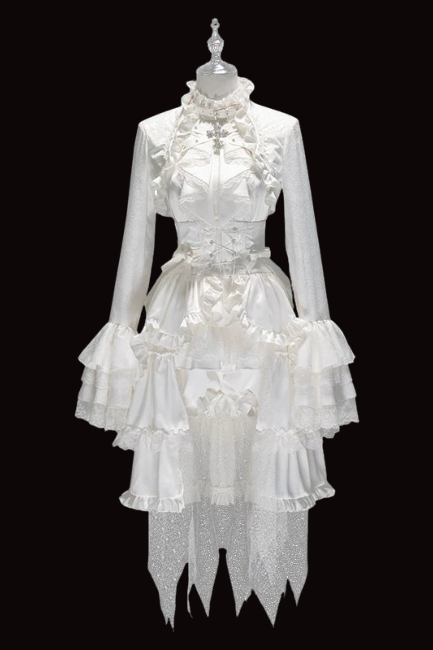 퓨어 프린스 재킷 + 상의 + 바지 + 거들 + 리본