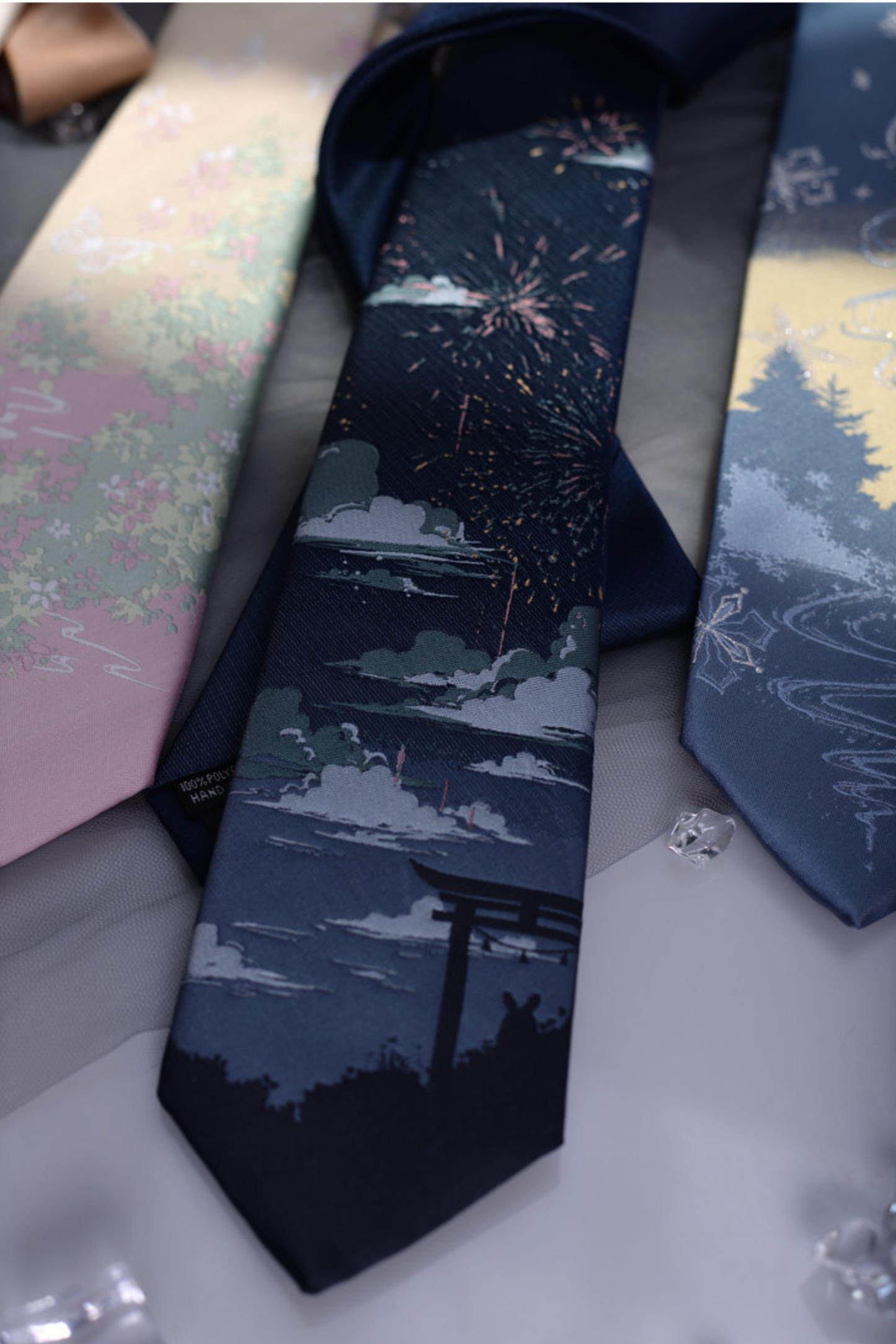 Japanese Retro Art Neckties