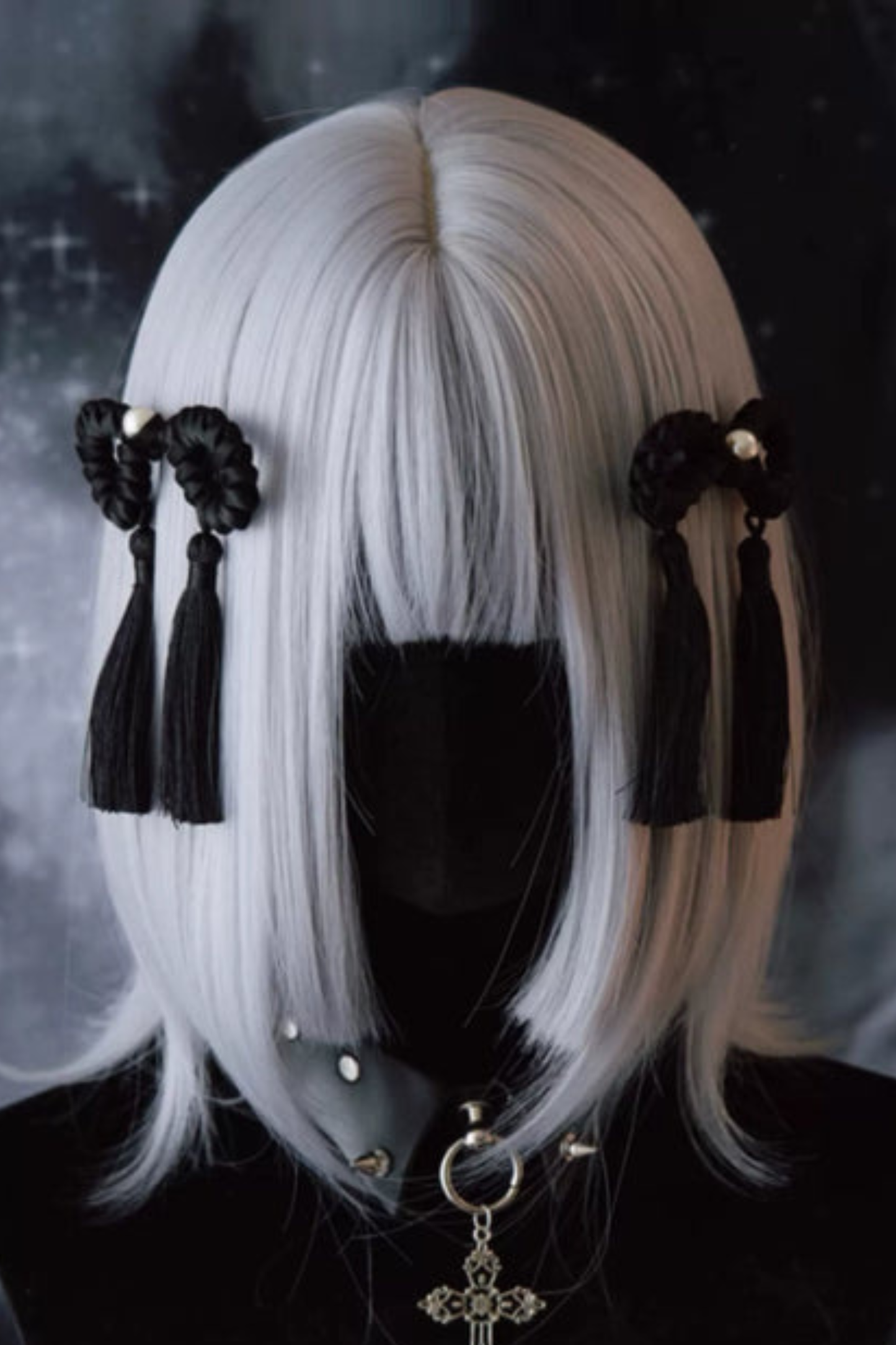 China Pearl Tassel Hair Clip